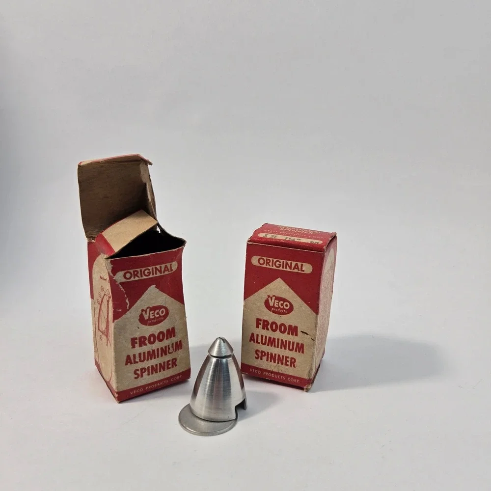 Vintage Veco Froom Aluminum Spinner 1-1/4